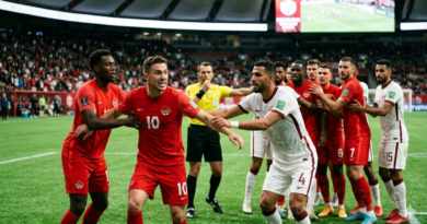 Tensions Flare at BC Place: Canada Secures Historic 6-0 Win Over Qatar Amid Post-Match Clashes and Serious Injury